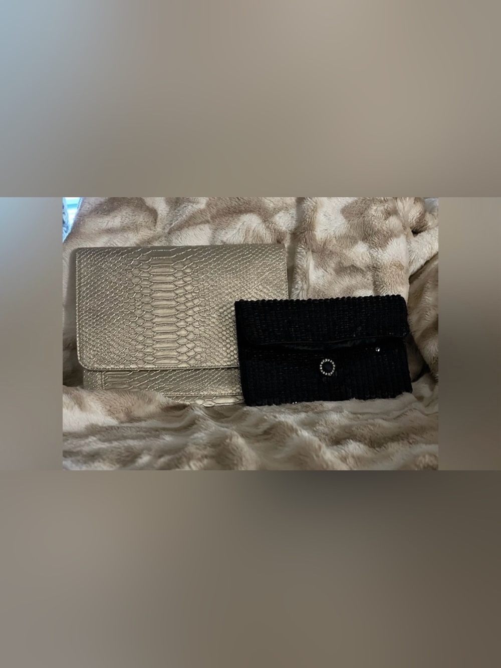 Vintage • Evening Clutch Bundle • Snake Embossed • Norell Sequin